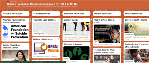 Suicide Prevention Resources
