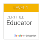 Google Certified Educator badge